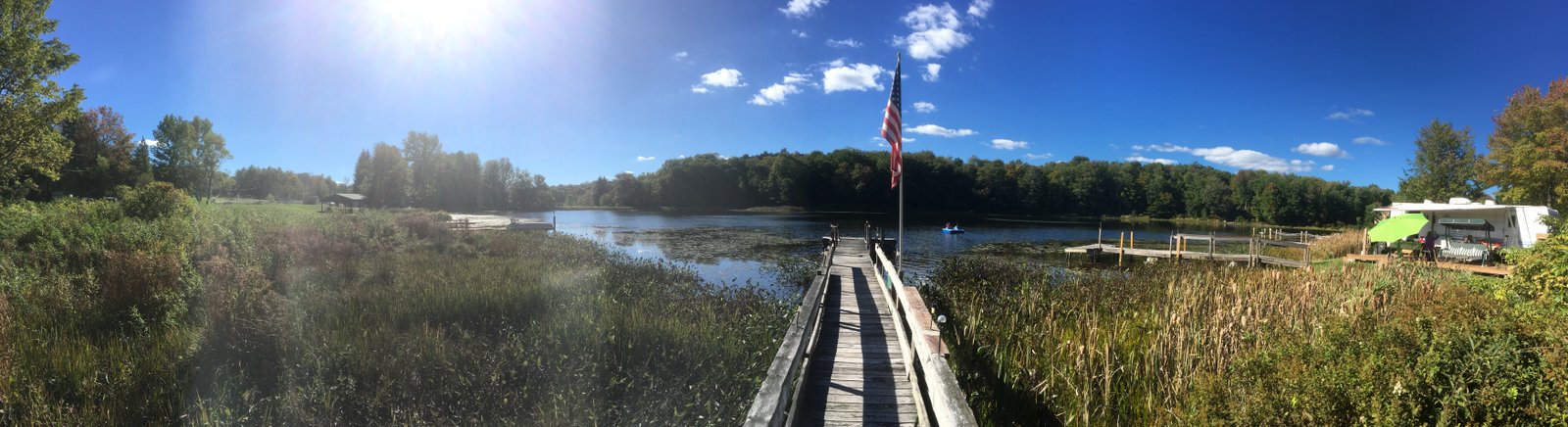 Northern Pocono Mountains Tranquil Lakeside Camping